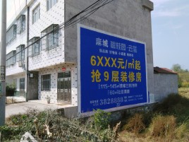 赣州墙体广告质量分析