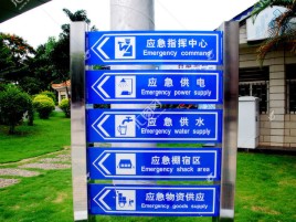 赣州标识导向系统设计需要掌握的四大元素
