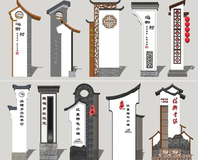 赣州美丽乡村标识标牌有哪些分类？